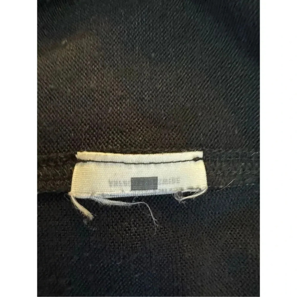 Abercrombie Fitch Soft AF Cozy Sweater Pullover Top XS Black Tie Waist Grunge - Picture 6 of 6